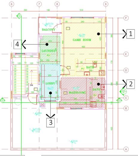 Floor plan 3 & 6 ADCP P/1709 in Mussafah
